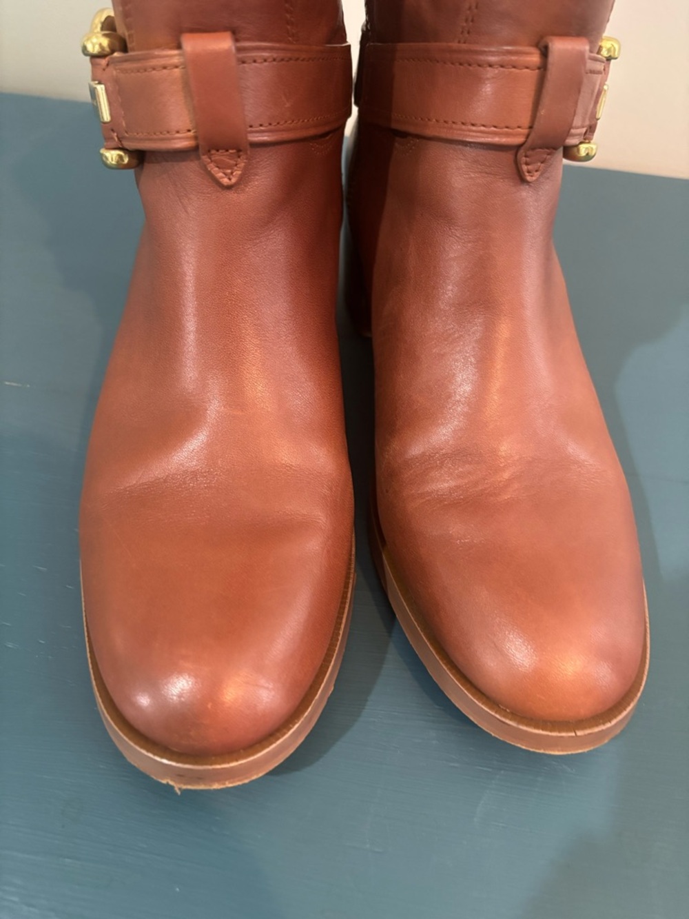 ❤️SALE❤️ Coach Carolina Leather Riding Boots - Picture 9 of 16